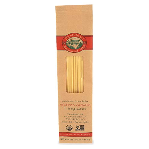 Montebello Linguini Orgánico, 1 Lb (pack 4)