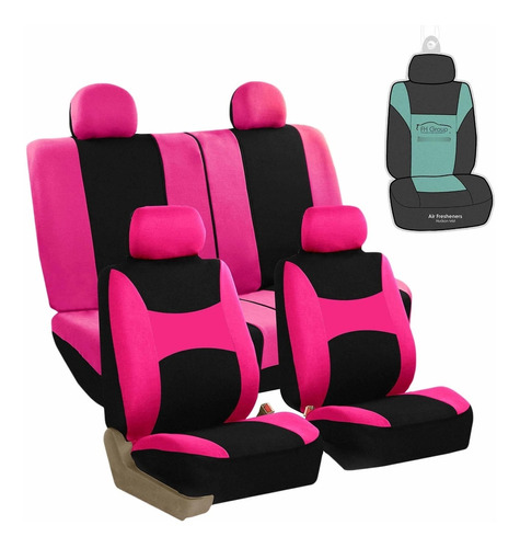 Juego Cubre Asiento Para Auto Fh Group Volante Cinturon Suv