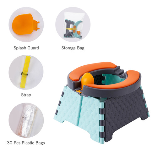 Inodoro Plegable Trainer, Orinal De Viaje, Asiento De Inodor