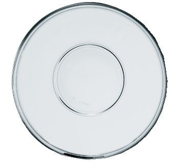 Imagen 2 de 4 de Juego De 6 Tazas Con Plato De Vidrio Para Cafe Pergamino