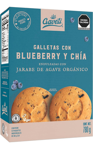 Gaveti - Galleta Gaveti Blueberry Chía 780g