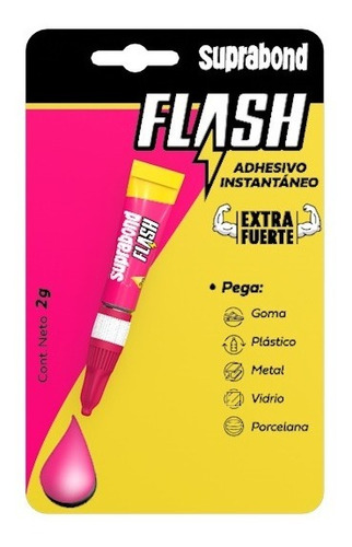 Suprabond Flash Adhesivo Instantaneo 2g Extra Fuerte