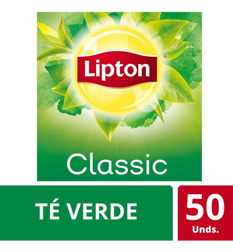 Té Verde Lipton Classic 50 Bolsitas