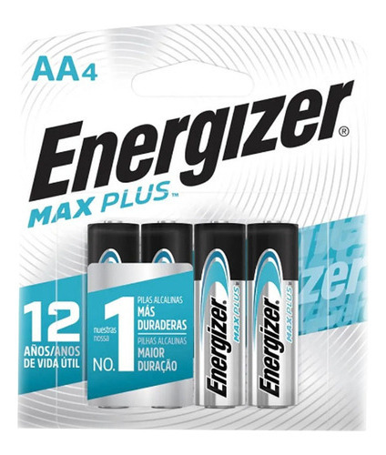 Pack De Pilas Energizer Maxplus Ep91 Bp4 Aa X4 Unidades