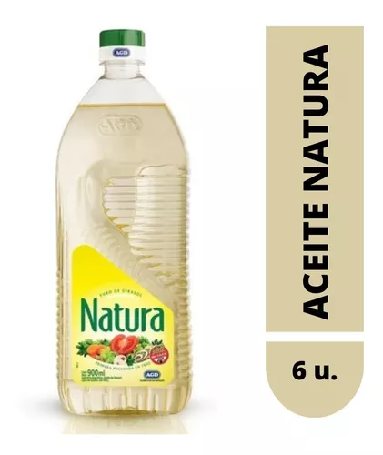 Aceite Natura Girasol 900ml X6 U. Zetta Bebidas