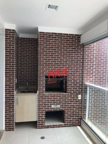 Imagem 4 de 22 de Vista Total Para O Mar, Varanda Gourmet, 2 Vagas De Garagem, Vazio!! - Ap6276