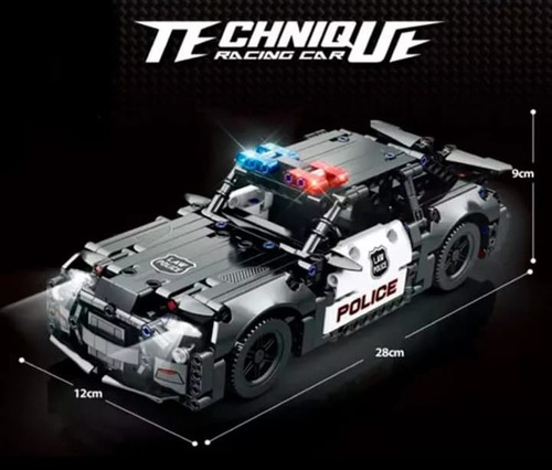 Juguete De Construcción Armable Technique Auto Police