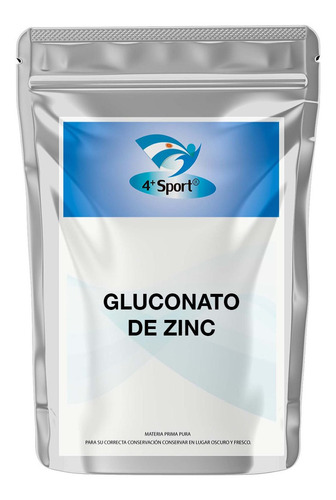 Gluconato De Zinc 1 Kilo Puro 4+