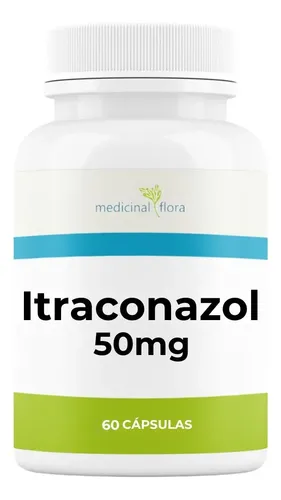Itraconazol 50mg 60 Cápsulas Sem Sabor Sem Lactose Encapsulado