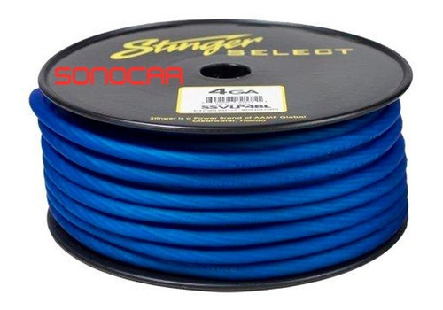 Cable Potencia Stinger Select 4ga X Metro Ssvlp4bl/1 Sonocar