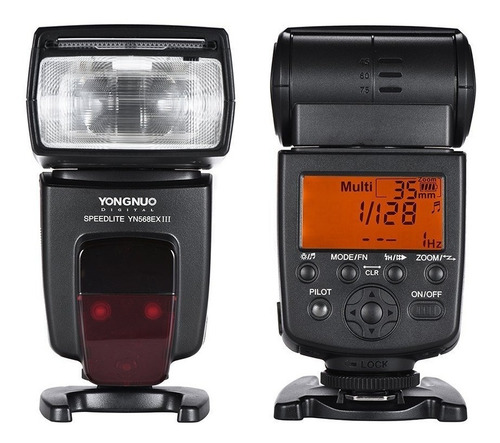 Flash Yongnuo Yn-568ex Iii Ttl P/ Nikon D3200 D3500 D5100