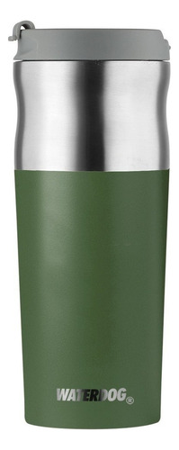 Vaso Termico Acero 450ml Waterdog Olivera450 Doble Pared Green