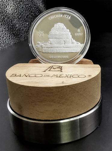 Estuche Con Onza Observatorio Chichén Itzá Plata Proof 2011