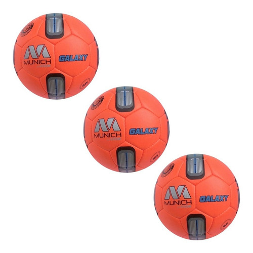 Pelota Futbol N°5 Munich Galaxy Cancha 11 Sgc Deportes X 3u.