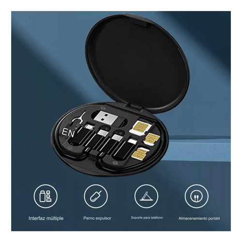 Kit Adaptador Carga Rapida Usb Tipo C Para iPhone Y Android