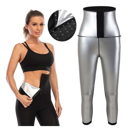 Cropped Athletic Pants Shape Pants With Sauna Effect