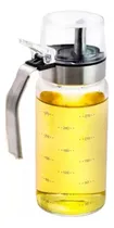 Comprar Aceitera Vinagrera Medidor Vidrio Tapa Pico Asa Acero 300ml