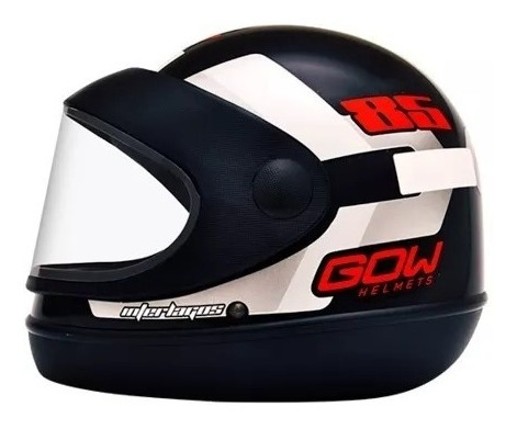 Kit Com 100 Viseira Capacete Gow Interlagos E Sm Pro Tork 