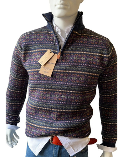 Sweater Bariloche Cuello Zipper - Lhonne Classic