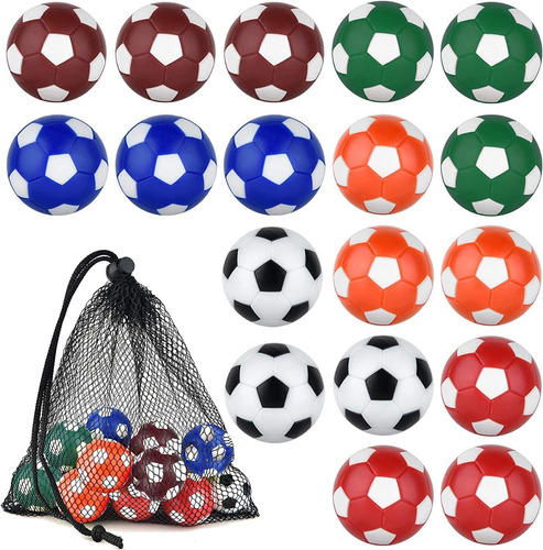 Pelotas De Repuesto Multicolor Mesa De Futbolito Pack De 6 