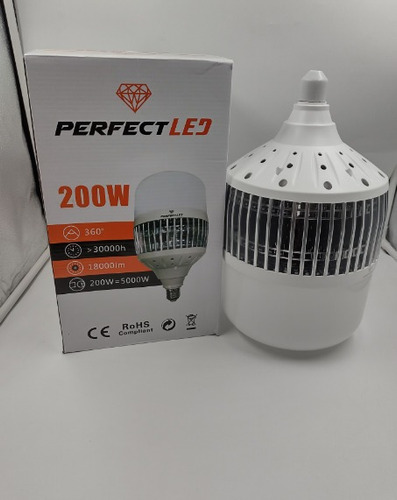 Lâmpada Bulbo Led Super Forte 200w Ultra Econômico E27 Cor da luz Branco-frio 110V/220V