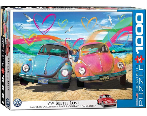 Puzzle 1000 Piezas Vw Beetle Love - Eurographics