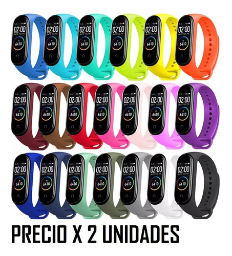 Correa Banda Pulsera Reloj Mi Band 3 4 Xiaomi 3 4 X2 Unidad