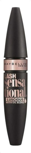 Máscara de cílios Maybelline Lash Sensational Luscious, 0,32 fl oz, cor: preto, preto