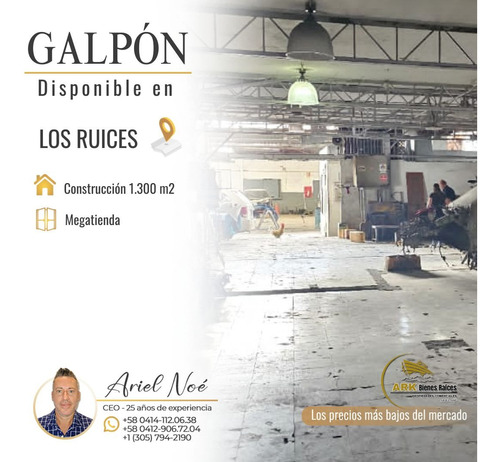 (#1065) Galpón De 1.300 M2 En Av. Ppal Los Ruices, Caracas