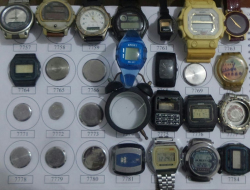 Lote 28 Sucatas Casio E Outros- Máquina Do Tempo
