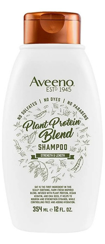 Shampoo Fortalecedor,aveeno,chia,proteína Vegetal,queratina