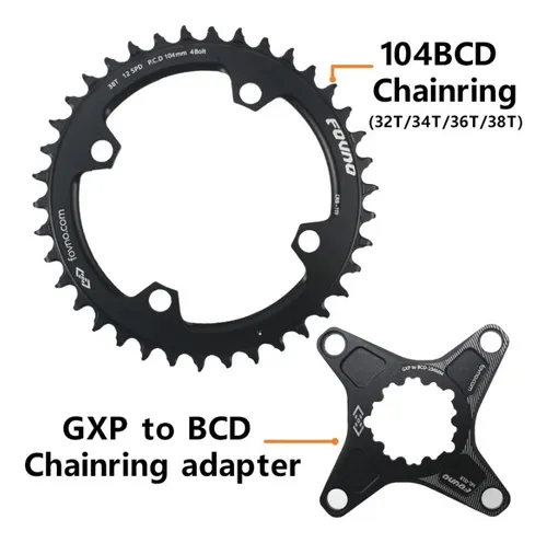 Adaptador 6 Mm Offset Montaje Directo Sram A 104 Bcd