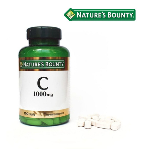 Imagen 1 de 3 de Natures Bounty Antioxidante Vitamina C X100 Comp.