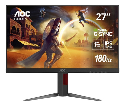 Monitor Aoc Gaming 27 Ips Fhd 180hz 1ms Mprt G-sync