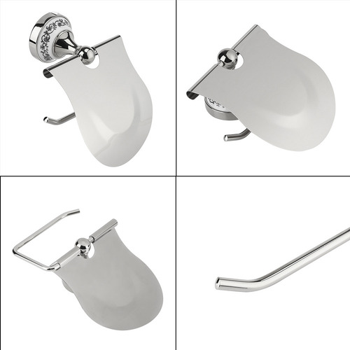 Soporte Para Papel Higiénico, 1 Rollo De Baño Pulido Para Pa