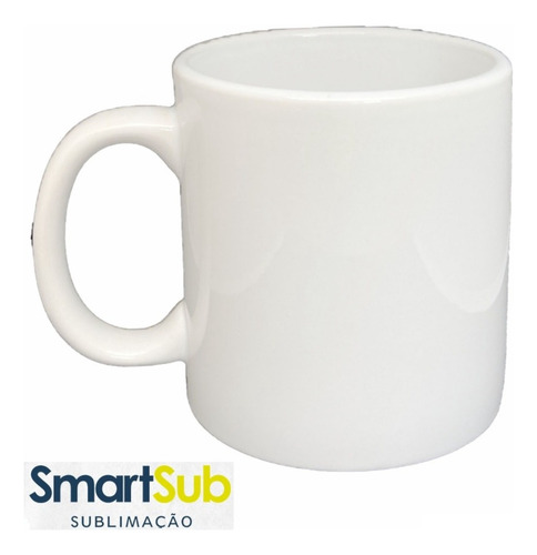 6 Canecas P/ Sublimação Branca Importada Aaa 325ml Smartsub