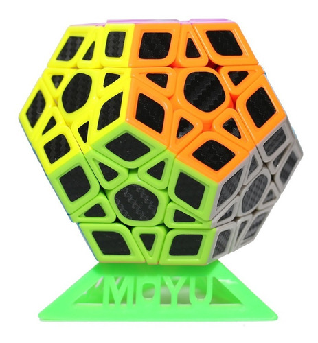Cubo Magico 3x3 Megaminx 3x3x3 Stickerless Fibra Carbono