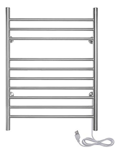 Warmlyyours, 10-bar Infinity Radiant Heat Towel Warmer Rack,