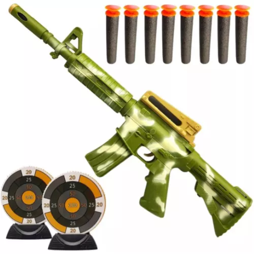 NERF - Grande arma de brinquedo . Funcionando. Med.: 43 X 16 cm . PREÇO NA