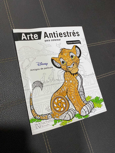 Mándala De Disney Arte Antiestrés Rey Leon Nuevo