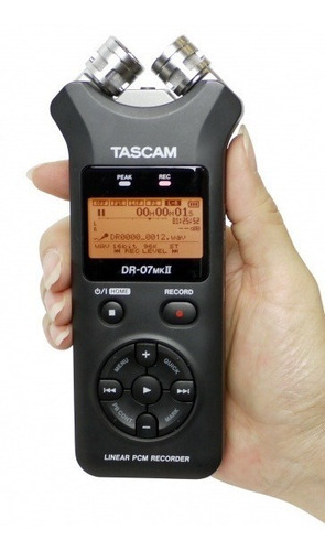 Tascam Dr-07mkll Grabadora Digital Micrófono Cardioide X Y