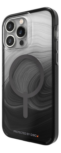 Funda Gear4 Milan Snap iPhone 14 Pro Max - Remolino Negro