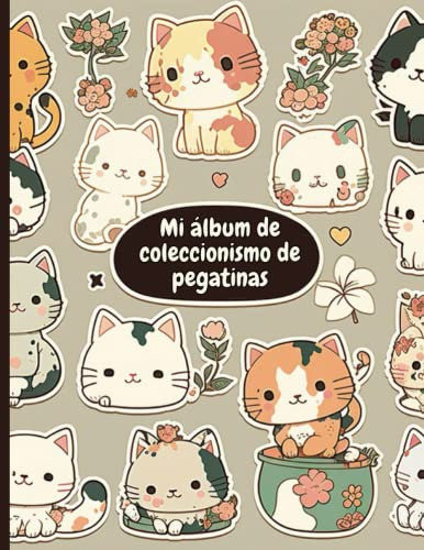 Mi Album De Coleccionismo De Pegatinas: Cute Cats Kawaii - L