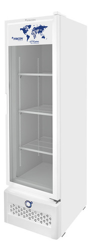 Freezer Porta De Vidro 284l -22c Branco Vcet 284v Fricon