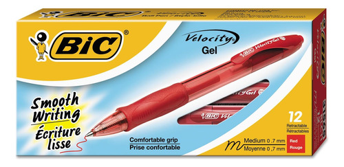 Lapiceras Ballpoint Bic Set 12 U Red1