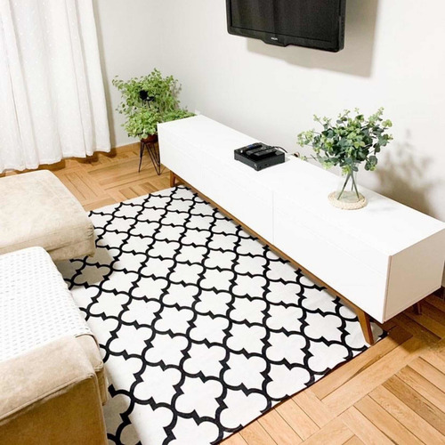Tapete Sala Quarto Luxo 1,32m X 2,50m Antiderrapante Supreme