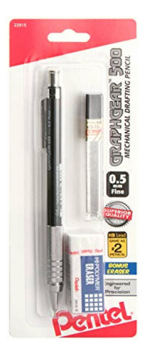 Pentel Graphgear 500 Lápiz De Dibujo Automático, 1 Lápiz,