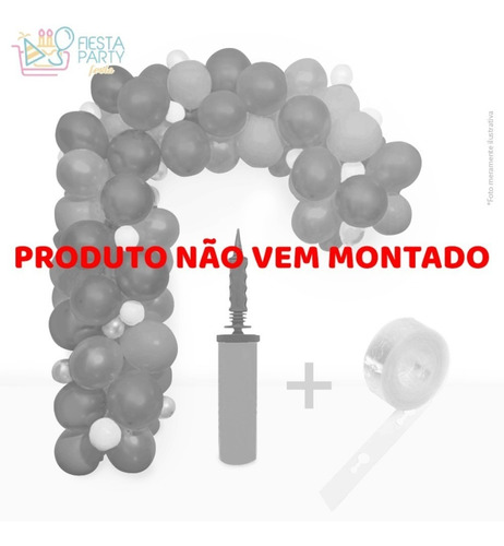 Kit Arco DesconstruĂdo C/ Fita 5m + Bomba Manual - Dino Baby