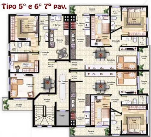 Imagem 2 de 3 de Apartamento - Sao Jose - Ref: 4122 - V-4122