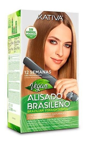 Pack Alisado Brasileño (shampoo-acond-mascarilla) Kativa